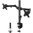 Monitor Mount - Techly ICA-LCD 382-D 27" Black Techly ICA-LCD 382-D 27" Monitor Mount Stand - Black