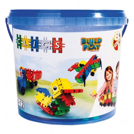 Building Toy - CLICS CB198 122 Blocks Multicoloured