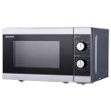 Microwave Oven - Sharp YC-MS01E-S 20 L 800 W With Glass Turntable and Mechanical Timer