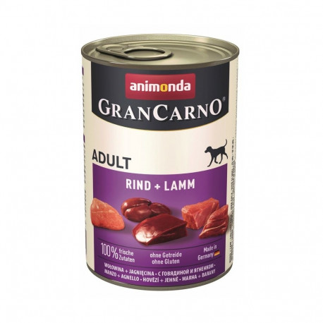 Wet Dog Food - ANIMONDA GranCarno Adult Beef & Lamb 400g