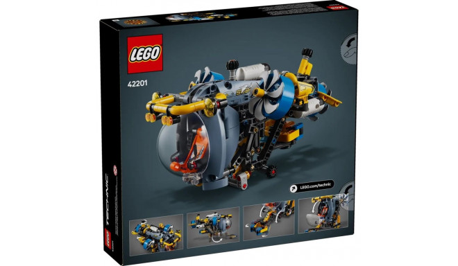 Construction Set - LEGO TECHNIC 42201 Deep Sea Research Submarine