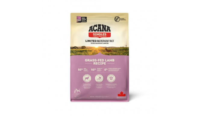 Dog Food - ACANA Singles Grass-Fed Lamb Dry 2kg Gluten-Free