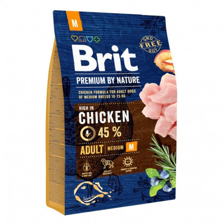 Dog Food - Brit Premium Nature Adult M Chicken 8kg
