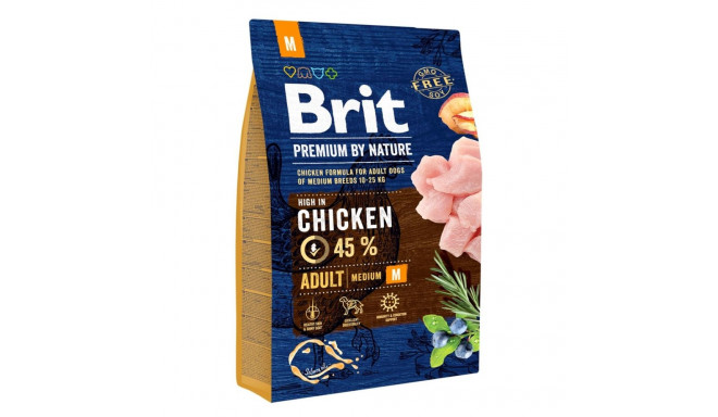 Dog Food - Brit Premium Nature Adult M Chicken 8kg