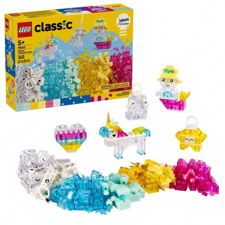 Construction Set - LEGO CLASSIC 11040 Magical Transparent Box