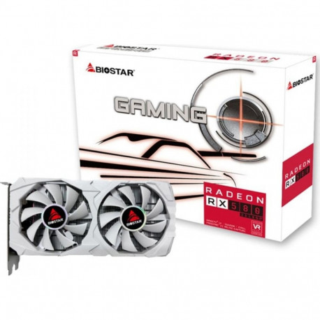 Graphics Card - BIOSTAR Radeon RX 580 8GB D5 White