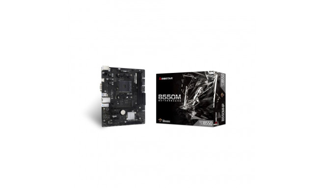 Motherboard - Biostar B550MHP AMD B550 AM4 Micro ATX 8 DDR4 Slots 64GB Max Memory