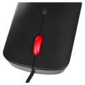 Mouse - Lenovo Ambidextrous USB Type-C Optical 2400 DPI Black Lenovo 4Y51D20850 Ambidextrous USB Typ