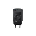 Adapter - Havit USB-C+USB-A UC132 EU 22W