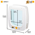 Pet Door - Ferplast Swing 9 White
