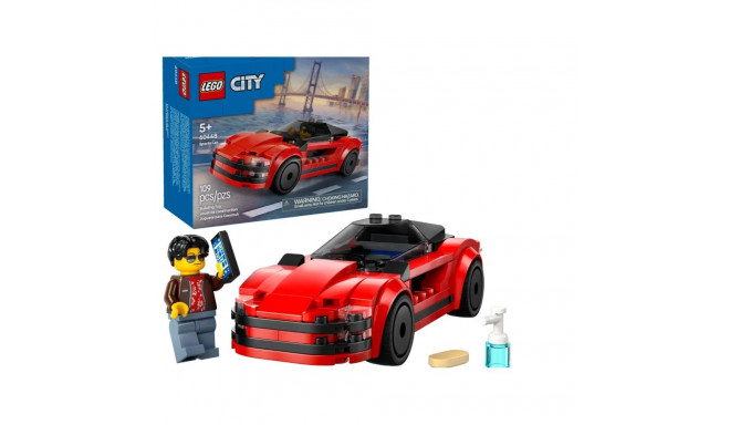 Toy Vehicle - LEGO CITY 60448 Sports Car 109pcs 130mm Red