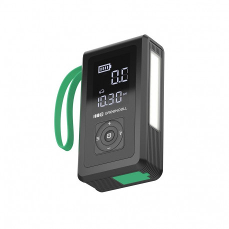 Power Bank - Green Cell CJSGC03 8000 mAh Fast Charging OLED Display Flashlight Dual USB Black Light