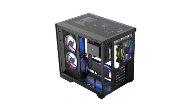 PC Case - MODECOM Volcano Panorama APEX ARGB Midi Tower Grey