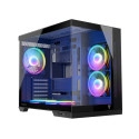 PC Case - MODECOM Volcano Panorama APEX ARGB Midi Tower Grey