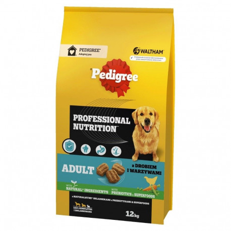 Dry Dog Food - PEDIGREE Professional Nutrition Adult with poultry and vegetables, medium and large b