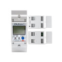 Energy Meter - Qoltec 50882 Wi-Fi LCD Single Phase Energy Meter for DIN Rail 230V