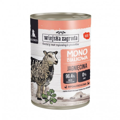 Dog Food - Wiejska Zagroda Puppy Monoprotein Lamb 400g