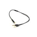 Audio Cable - Gembird 0.2m, Black