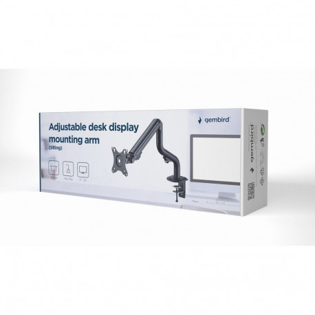 Display Mount - Gembird Ma-da1-02 Adjustable Desk Display Mounting Arm