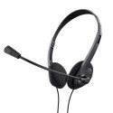 Headphones - Trust 21665 Wired In-ear Headset with Boom Microphone and In-line Control Black