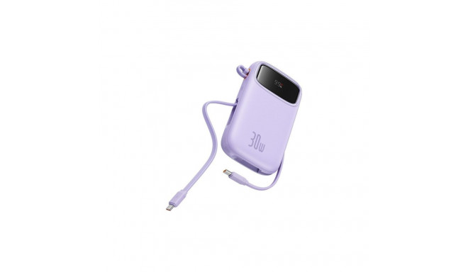 Power Bank - Baseus QPow2 20000 mAh 30W Fast Charge USB Type-C USB Type-A Purple