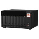 Network Attached Storage - QNAP TS-873A NAS Tower Ryzen V1500B 8 GB DDR4 30.72 TB SSD Black