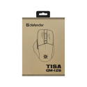 Wireless Mouse - MOUSE DEFENDER GM-126 TISA RF+BT Optical 1600 DPI 5 Buttons Rechargeable 400 mAh Wh