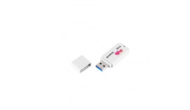 USB Flash Drive - Goodram UME3 32 GB USB Type-A 3.2 Gen 1 60 MB/s Read 20 MB/s Write White