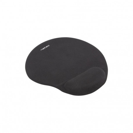 Mouse Pad - Natec MARMOT Gel with Wrist Rest, 225x245x22mm, Black