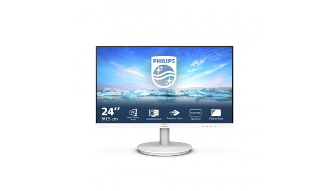 Monitor - Philips V Line 241V8AW 23.8" Full HD 1920x1080 IPS White