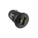 Car Charger - Green Cell GC CADM-GC-38AC 38W USB-C USB-A Black