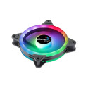 Computer Fan - Aerocool Duo 12 Argb 6-pin 12cm Fan Black