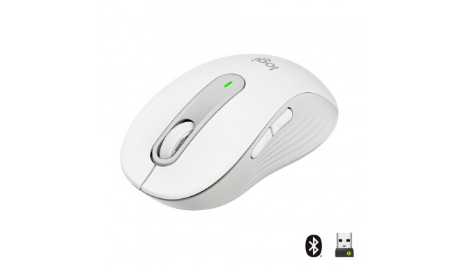 Computer Mouse - Logitech Signature M650 Wireless, Ergonomic, 4000 DPI, Up to 24 Months Battery Life
