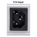 Power Distribution Unit - Intellinet 24-Output Vertical Rackmount PDU, 20 C13 & 4 C19, Black/White