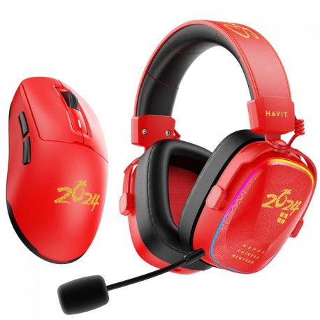 Gaming Headphones - Havit H2039BG Happy Chinese New Year Limited Edition