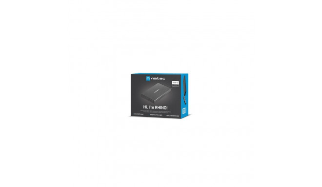External Drive Enclosure - Natec Rhino Go 2.5" Sata Black