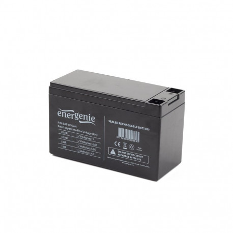 Battery - Gembird BAT-12V7AH 12V/7AH Black Gembird BAT-12V7AH Universal Gel Battery 12V/7AH