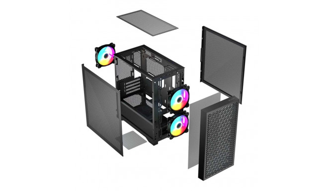 Computer Case - Logic DART PRO ARGB Mini USB-C Black