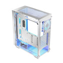 Computer Case - Logic DART PRO ARGB MIDI USB-C PC Case White