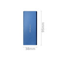M.2 SSD Enclosure - Qoltec 51832 2TB SATA USB 3.0 Blue Qoltec 51832 M.2 SSD Enclosure | SATA NGFF | 