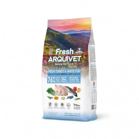 Dog Food - ARQUIVET Fresh Senior & Light Turkey and Fish 10 kg