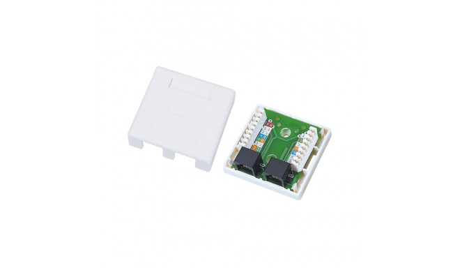 Network Adapter - Alantec Gn002 2xrj45, White