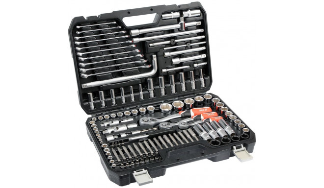 Mechanics Tool Set - Yato YT-38872 128 Tools Black Yato YT-38872 128-Piece Mechanics Tool Set