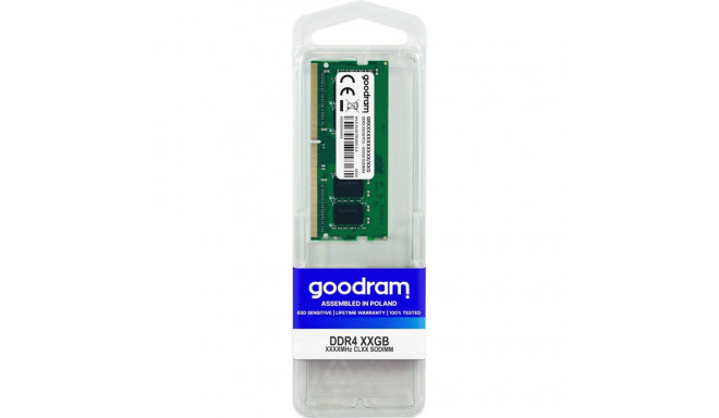 RAM Module - Goodram GR2400S464L17S 4GB DDR4 2400MHz Green Goodram GR2400S464L17S 4GB DDR4 2400MHz M