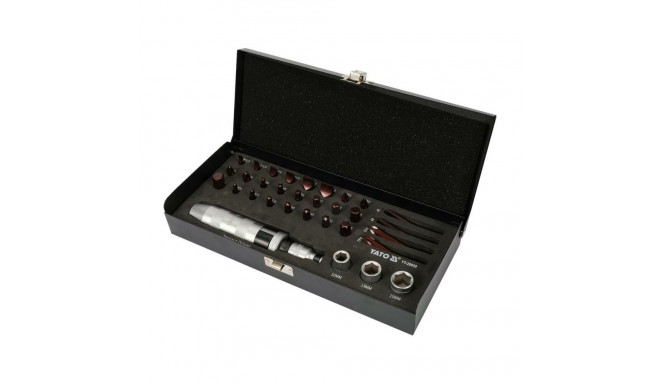 Manual Screwdriver - Yato YT-28000 32-Piece Set S2 Steel CrV Handle