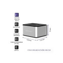Docking Station - Qoltec 5316 2x HDD/SSD USB 3.0 Silver