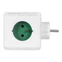 Power Extension Cord - Allocacoc PowerCube 4 AC Outlets USB Blue Allocacoc PowerCube Original USB Ty
