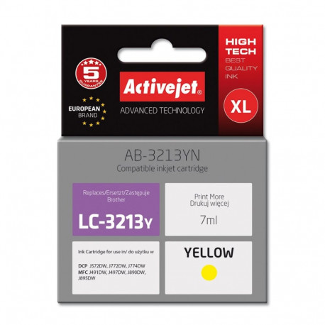 Ink Cartridge - Brother Lc3213y, Yellow