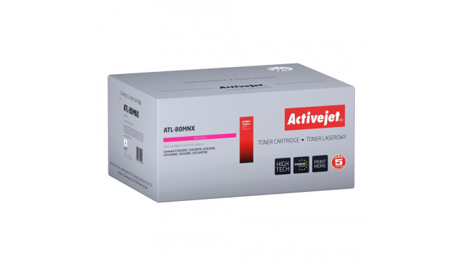 Toner Cartridge - Activejet ATL-80MNX Magenta Activejet ATL-80MNX Toner Replacement for Lexmark 80C2