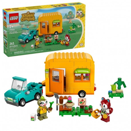 Building Set - LEGO ANIMAL CROSSING 77054 Leif's Caravan & Garden Shop 263 pcs